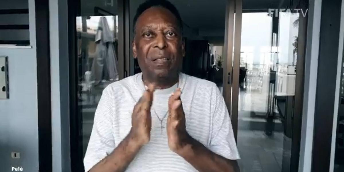 Pelé aparece en el video de la Fifa en homenaje a los trabajadores de la salud.