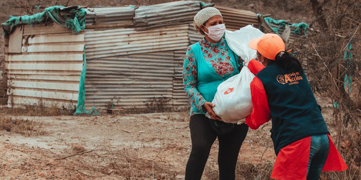 Población vulnerable de Colombia recibió ayudas alimentarias