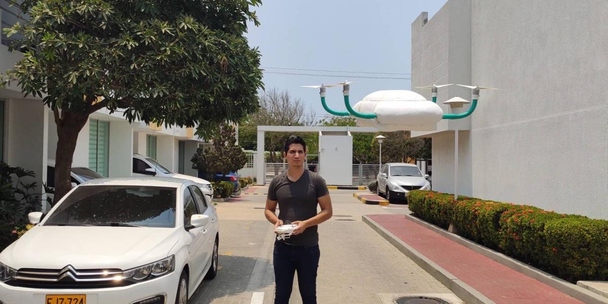 Así es el dron diseñado por José Alejandro Otero junto con cuatro profesionales, expertos en sistema aeronáutico.