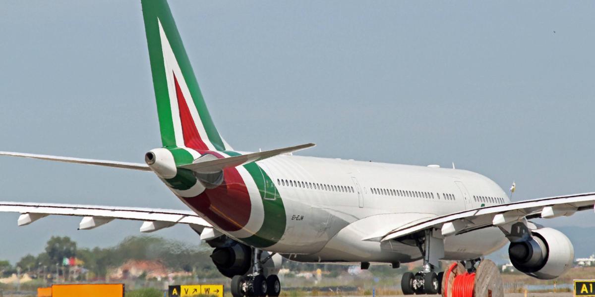 Aviones de Alitalia.