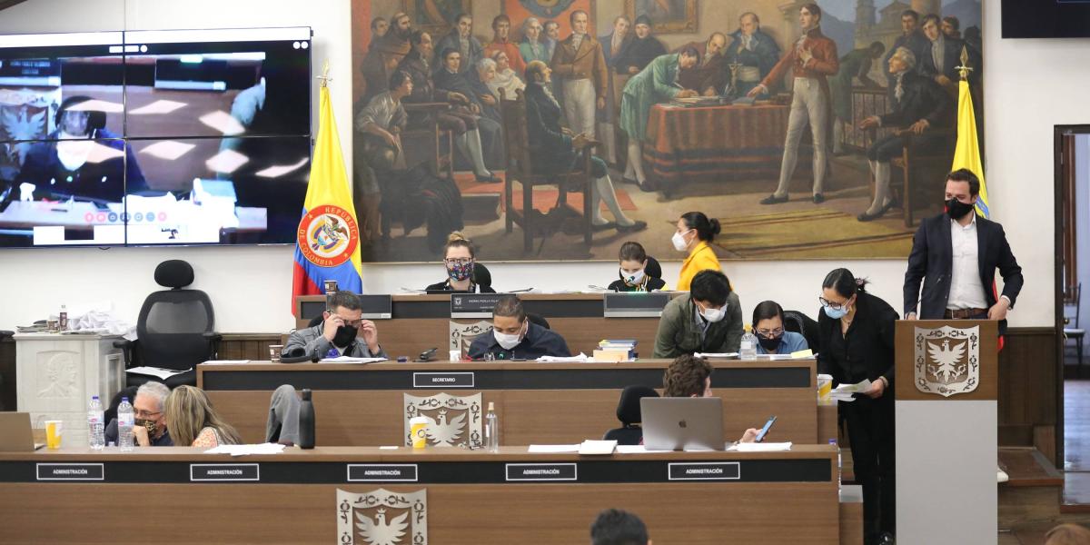 En la Comisión del Plan del Concejo de Bogotá se tramita en primera vuelta el plan de desarrollo 2020-2024.