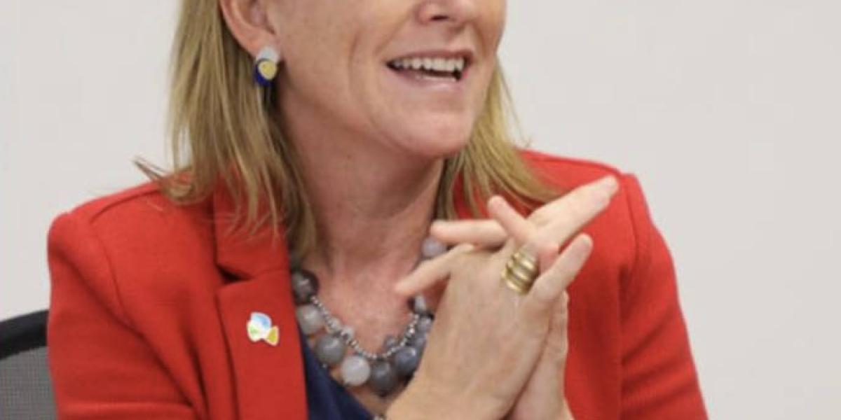 Alison Milton, embajadora de Irlanda en Colombia.