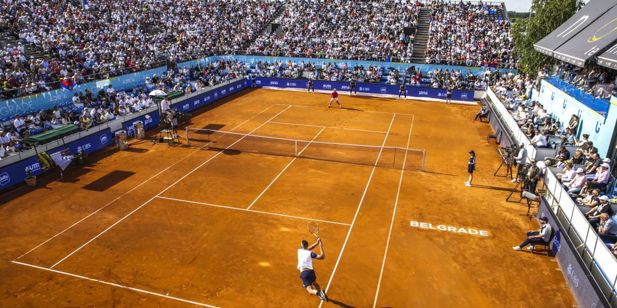 El público en el el torneo Tour Adria, promovido por Novak Djokovic.