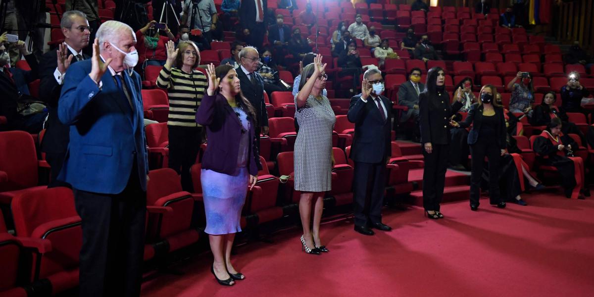 Los nuevos miembros del Consejo Nacional Electoral fueron escogidos en la sede del Tribunal Supremo (foto), en Caracas.