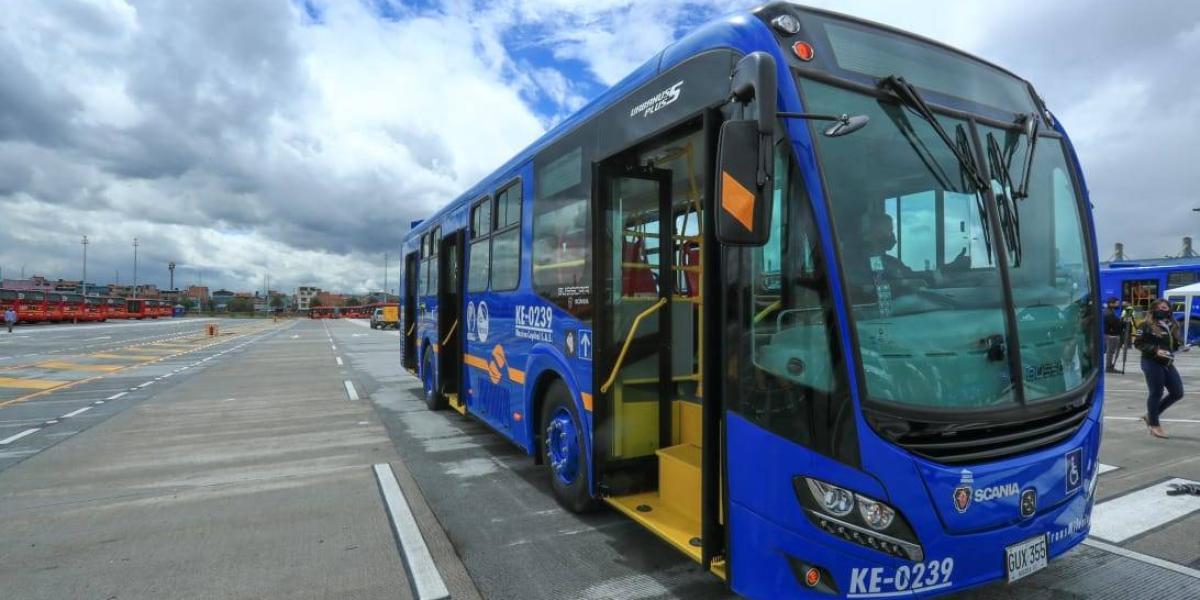 Bogotá estrena nuevos buses del Sitp.