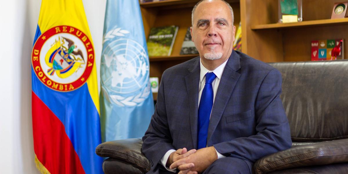 Pierre Lapaque, representante de la Oficina de las Naciones Unidas contra la Droga y el Delito en Colombia.