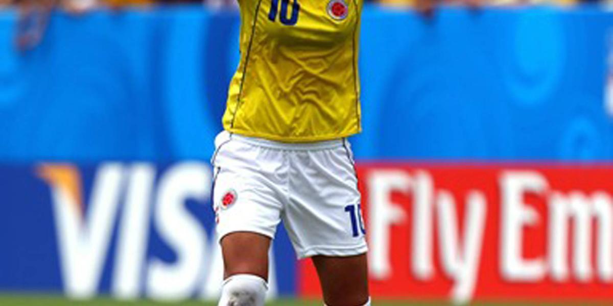 Yoreli Rincón, en el Mundial Sub-20 de Alemania, en 2010.
