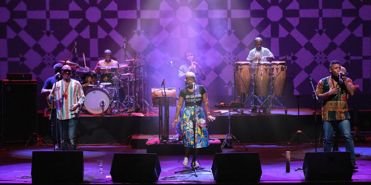 La Pacifican Power, grupo integrado por músicos del Pacífico colombiano.