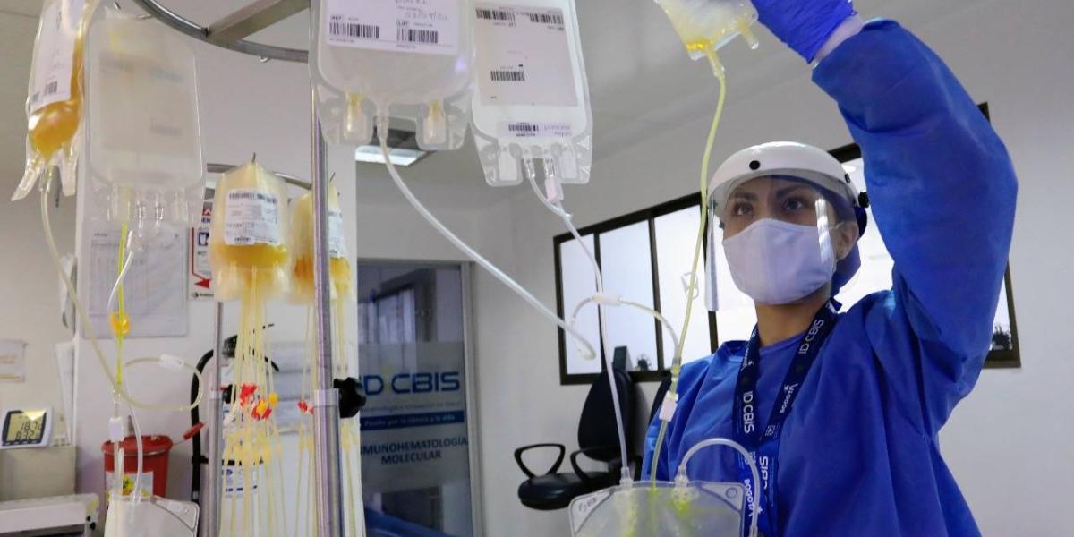 Hasta el momento 186.317 personas se han recuperado del coronavirus en Colombia. Muchos de ellos podrían ser donantes de plasma.