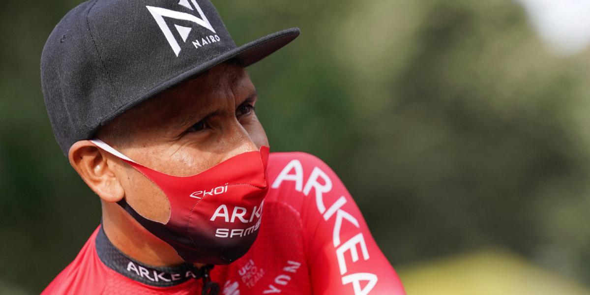 Nairo Quintana perdió segundos en la etapa del viernes en el Dauphiné.