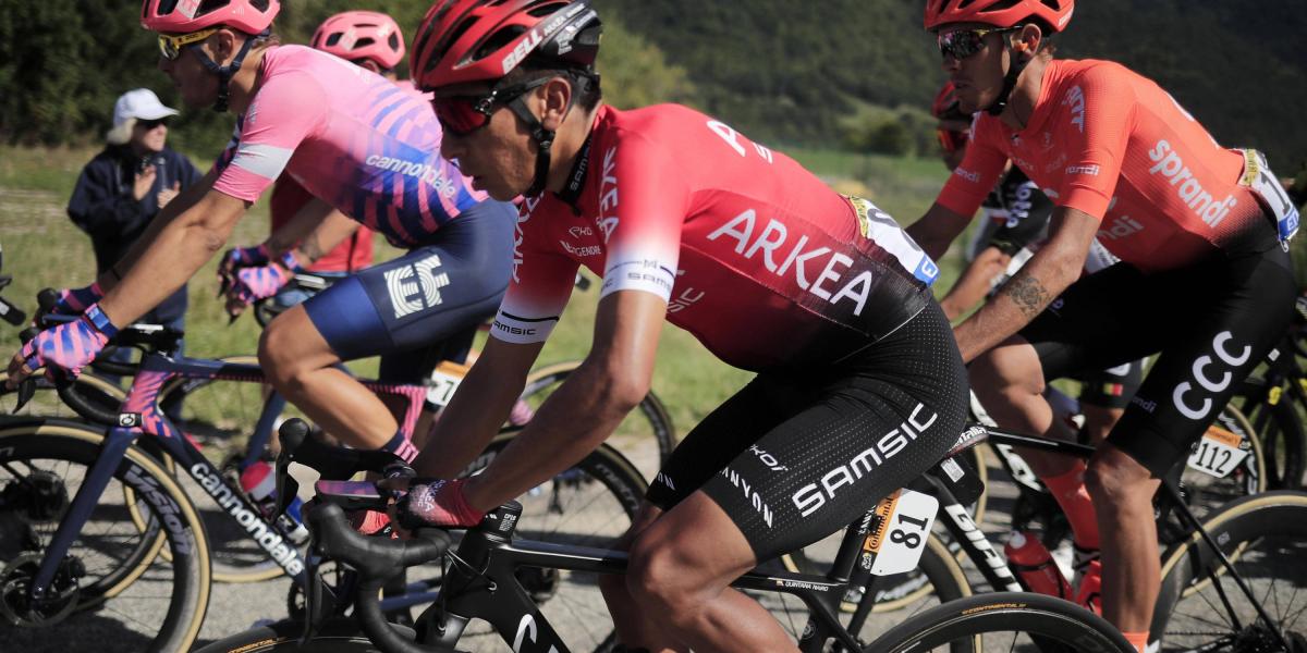 Nairo Quintana, el mejor colombiano en la cuarta etapa del Tour.