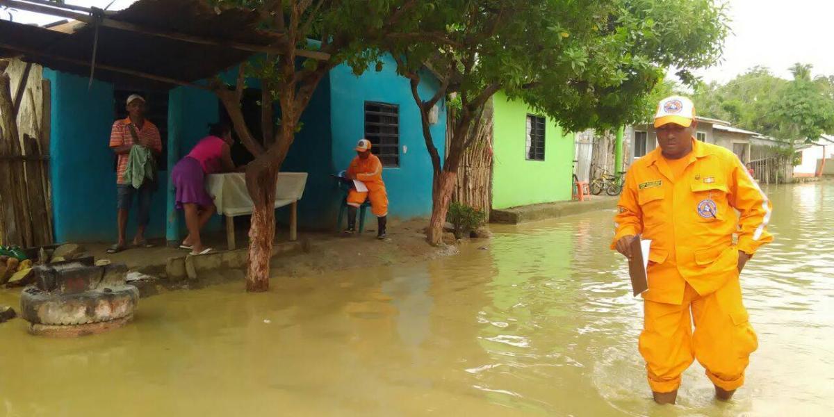 Las inundaciones golpean la economía de las familias campesinas, debido a la pérdida de los cultivos.