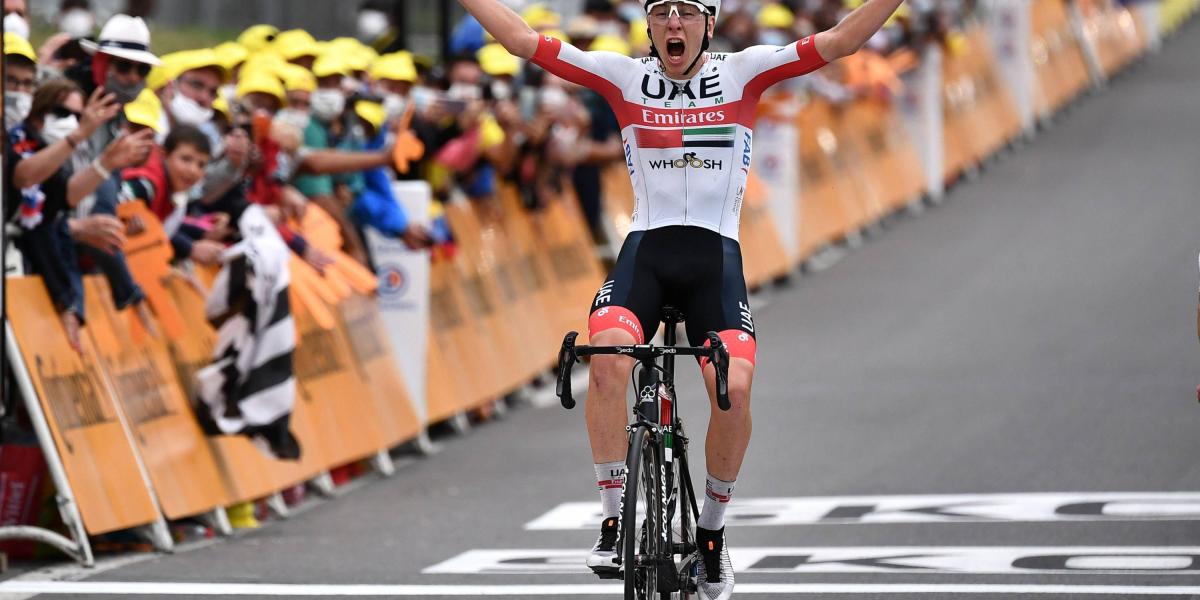 Tadej Pogacar ganó la novena etapa del Tour de Francia.