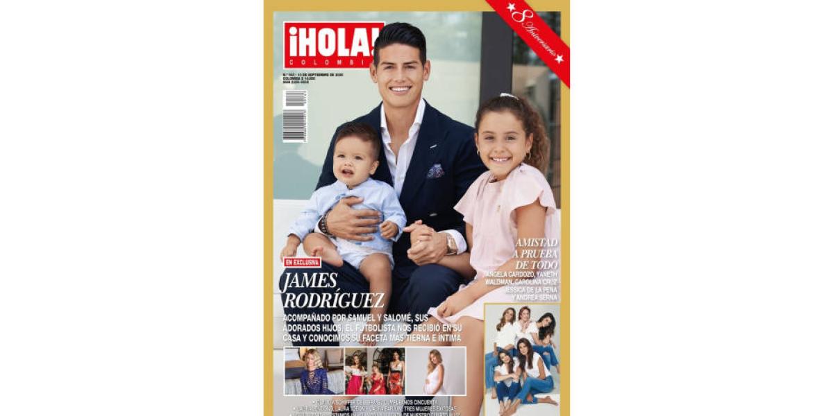 James Rodríguez es la portada de ¡Hola! Colombia