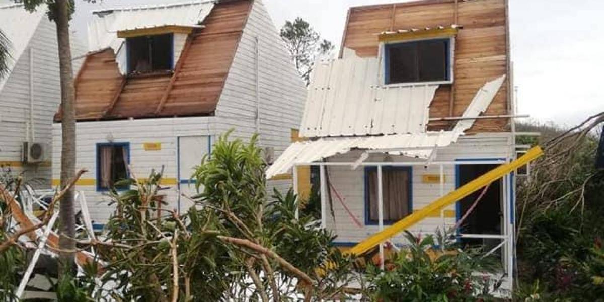La familia Arena Noriega estaba de vacaciones en la isla de Providencia que quedó devastada luego del paso del Huracán Iota.