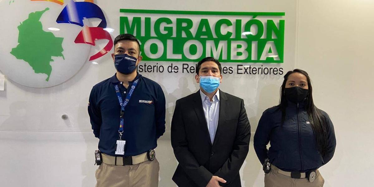 Luis Gustavo Moreno, deportado este viernes a Colombia.