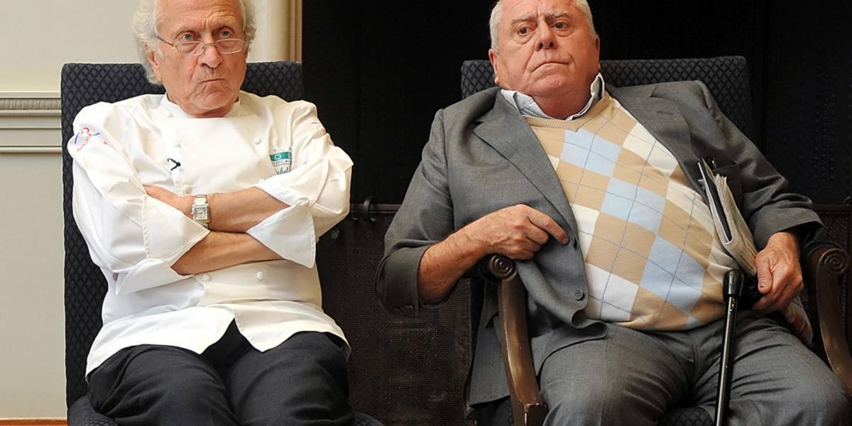 Los hermanos Albert y Michel Roux, ambos chefs, revolucionaron la escena de  la cocina británica con el restaurante Le Gavroche.