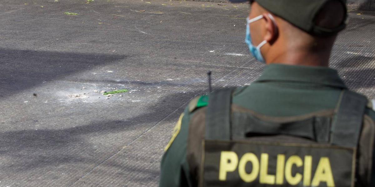 El atentado se registró en pleno centro de Barranquilla.