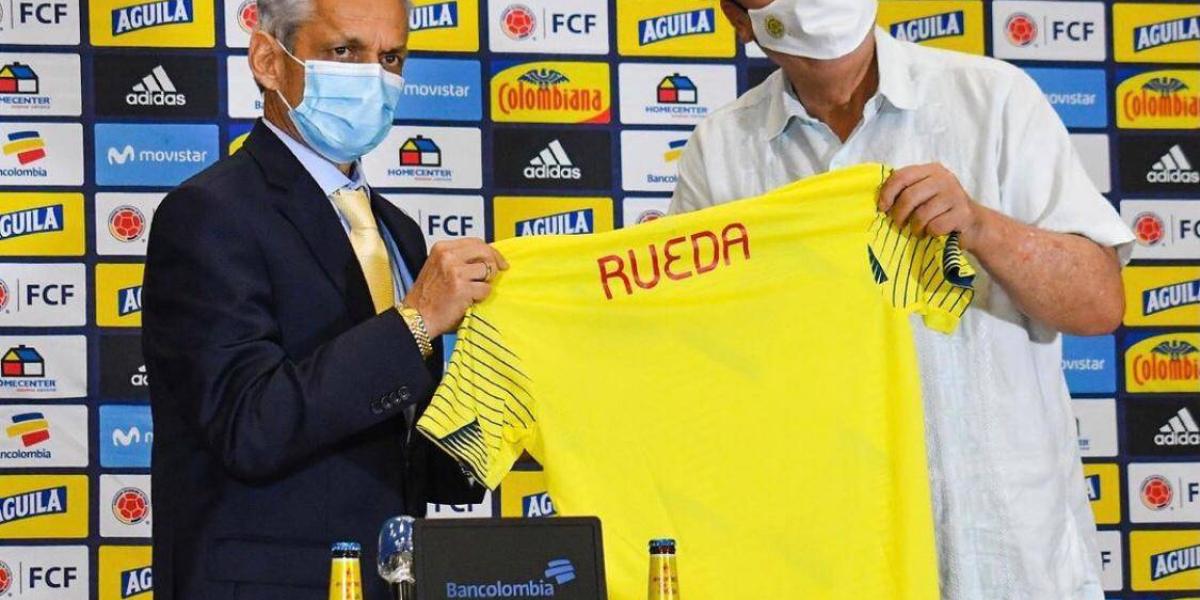 Reinaldo Rueda, en su presentación como técnico de la Selección Colombia.