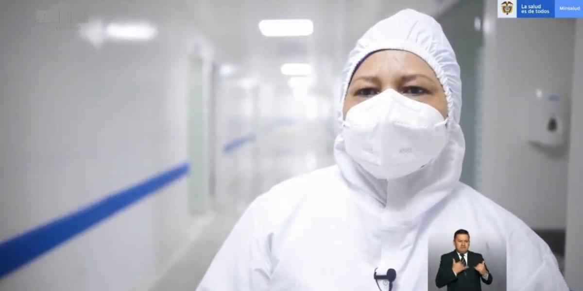 Verónica Machado será la primera persona en ser vacunada en Colombia.