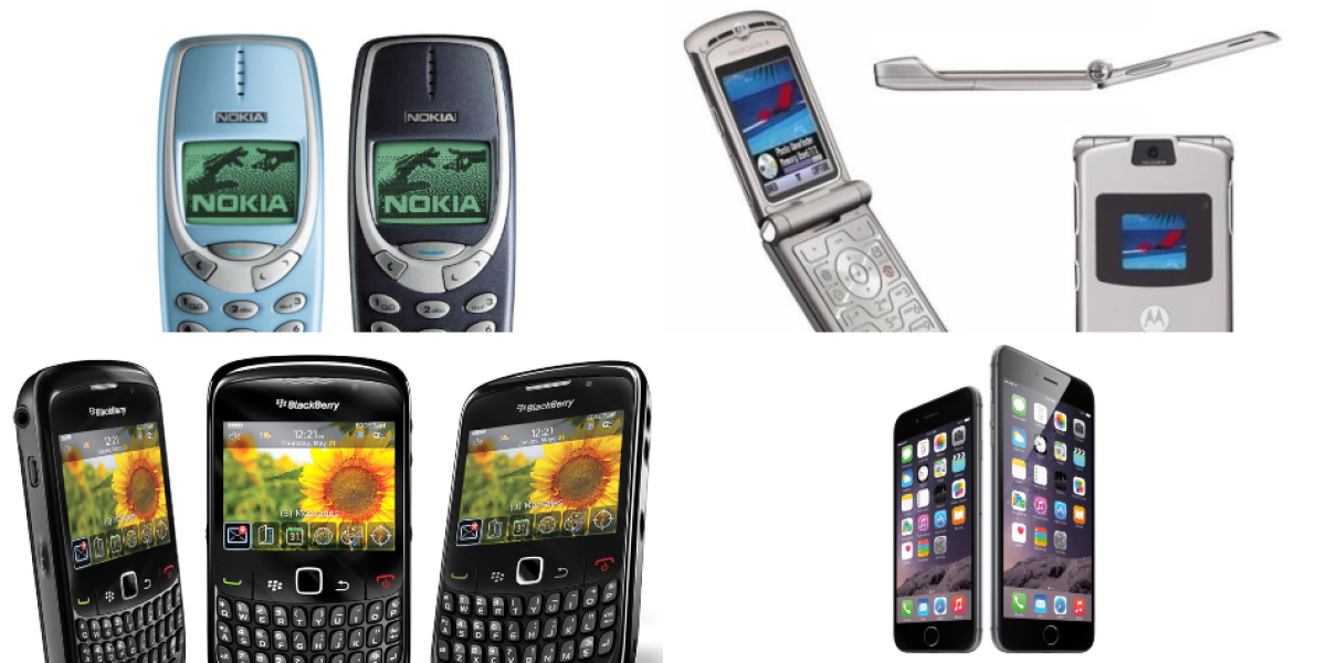 El mercado de dispositivos móviles ha cambiado drásticamente en 20 años.