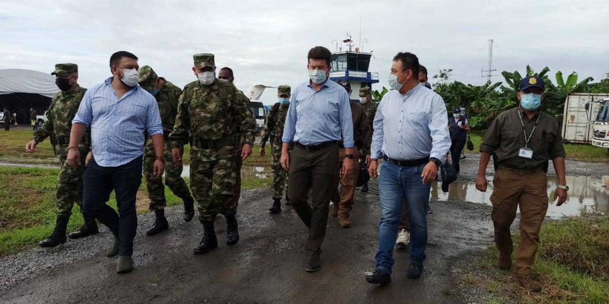 Autoridades en Nariño, con el gobernador Jhon Rojas, convocaron un consejo extraordinario de seguridad.