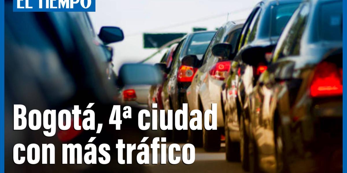 Bogotá en 4º lugar con mayor tráfico en Sudamérica