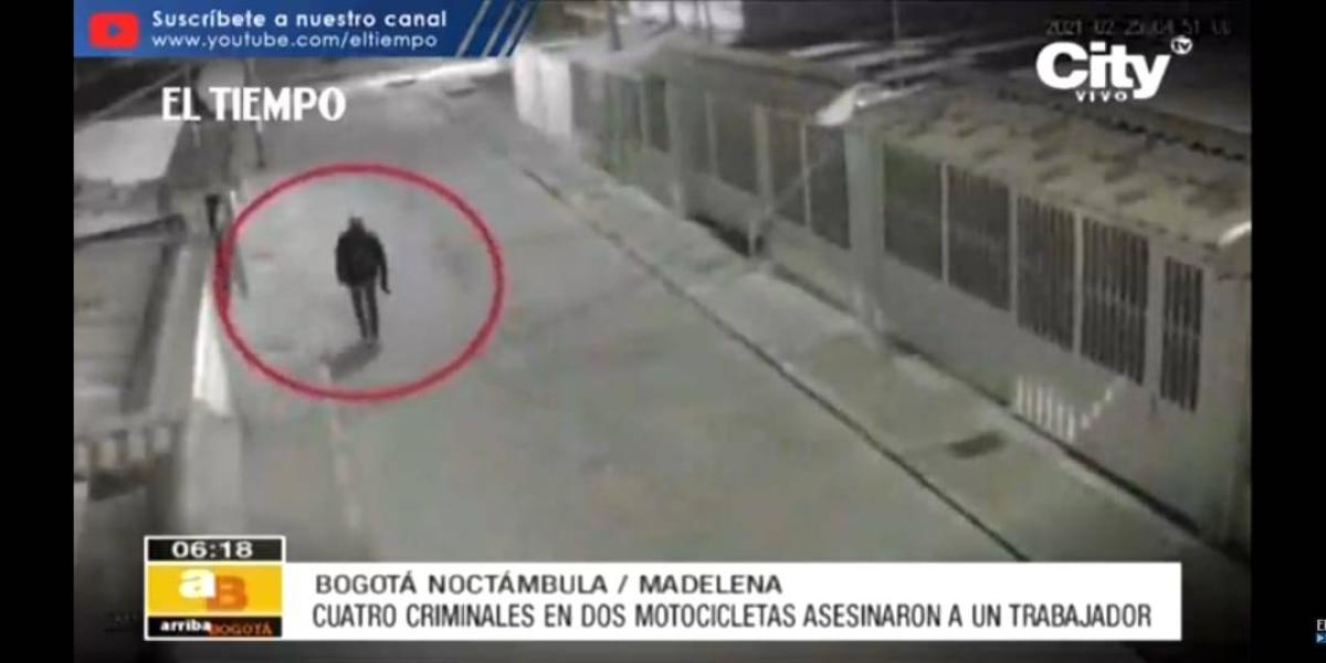 Vigilante asesinado en Bogotá
