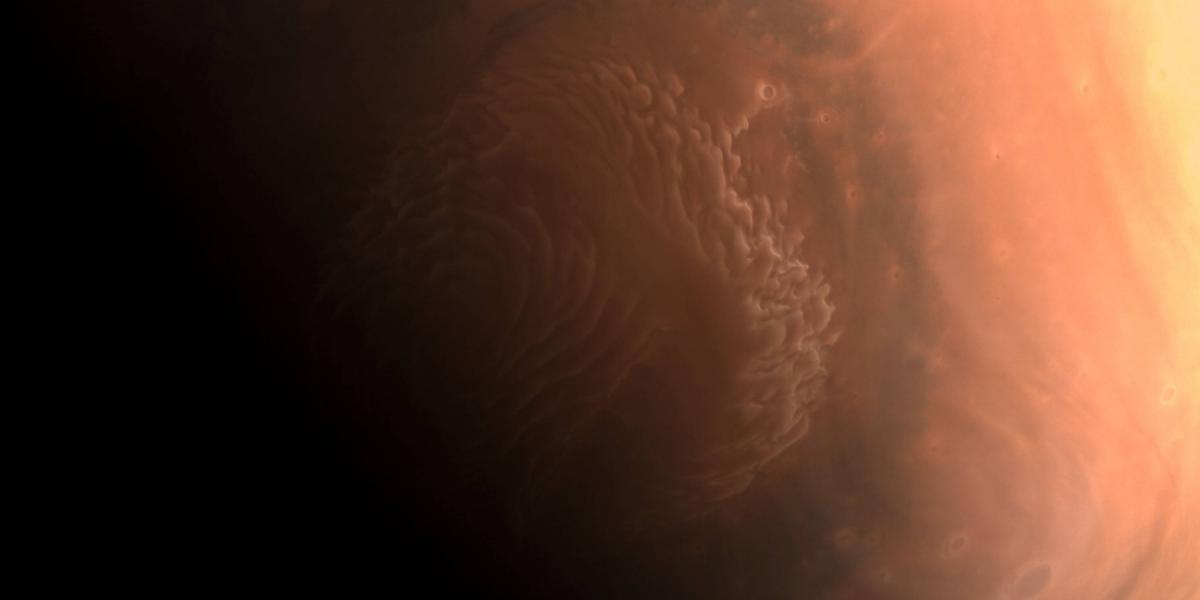 Imagen del planeta Marte captado por la sonda Tianwen-1