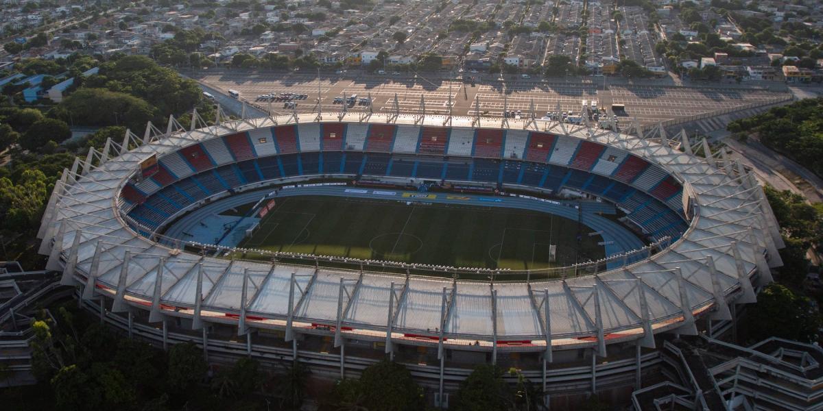 Panorámica aérea del estadio Metropolitano.