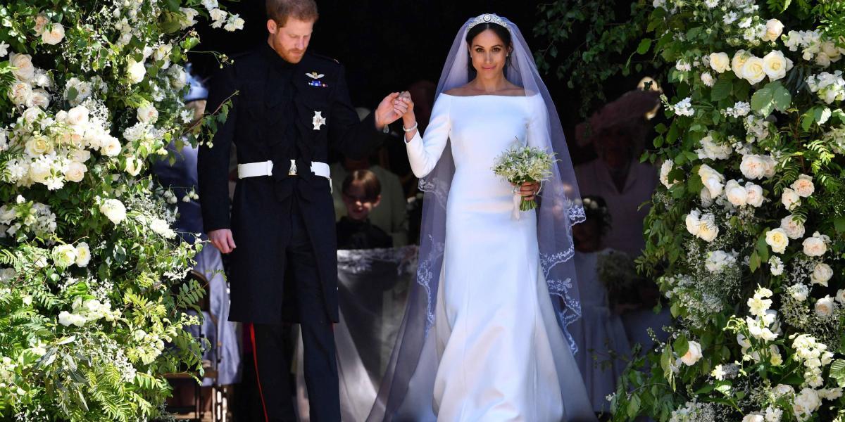 El príncipe Enrique y Meghan Markle el día de su boda, en mayo del 2018.