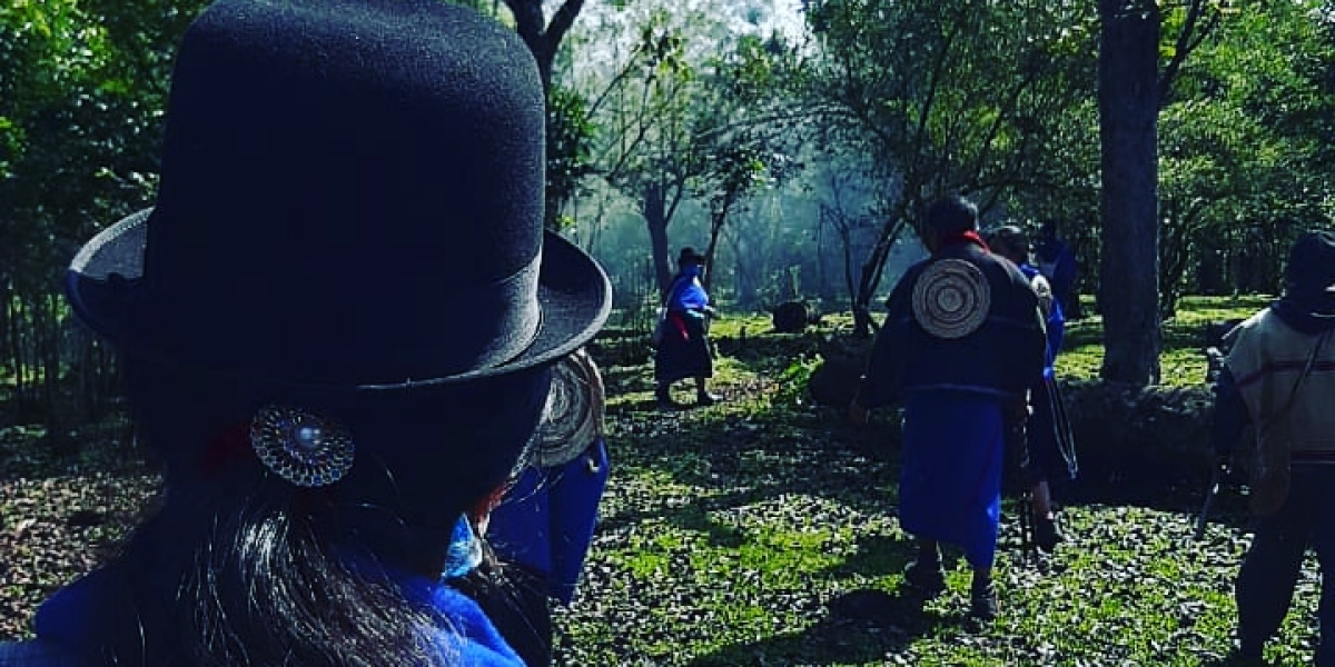 Comunidad misak, en el Cauca.