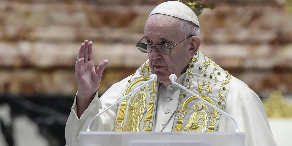 El Papa Francisco, sumo Pontífice de la iglesia católica.
