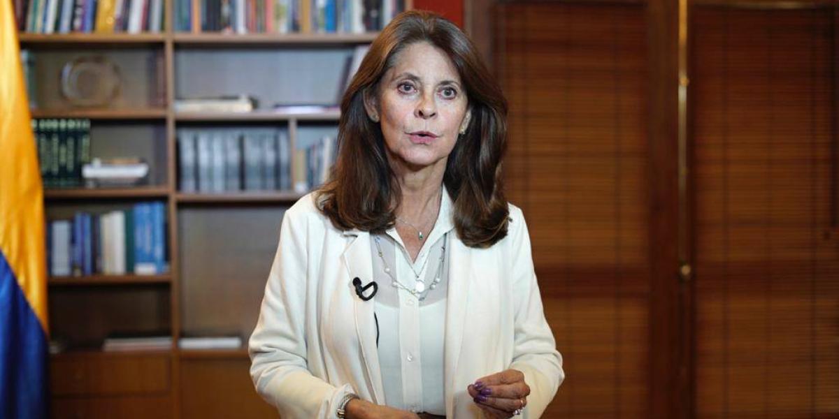 Marta Lucía Ramírez, vicepresidente de Colombia.
