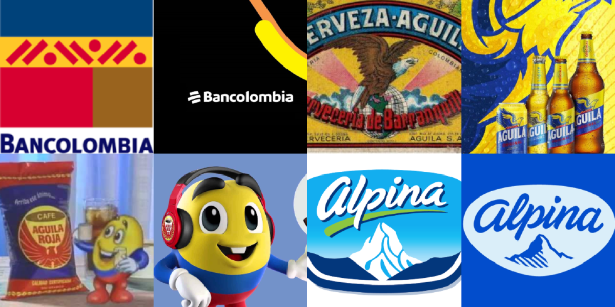 Bancolombia, Alpina y Café Águila Roja son algunas de las compañías que cambiaron su imagen.