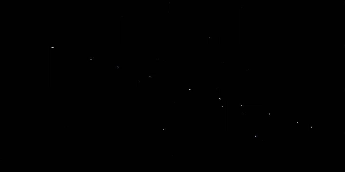 La luces de los satélites ‘Starlink’.