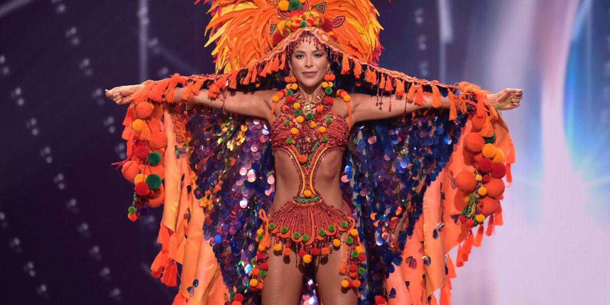 Laura Olascuaga, en las preliminares de Miss Universo.