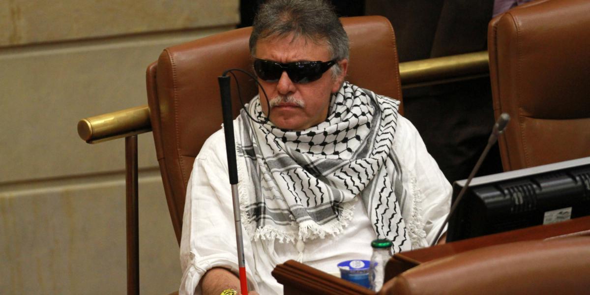 Seuxis Pausias Hernández Solarte, más conocido por su alias Jesús Santrich, uno de los cabecillas de las disidencias de las FARC-EP.