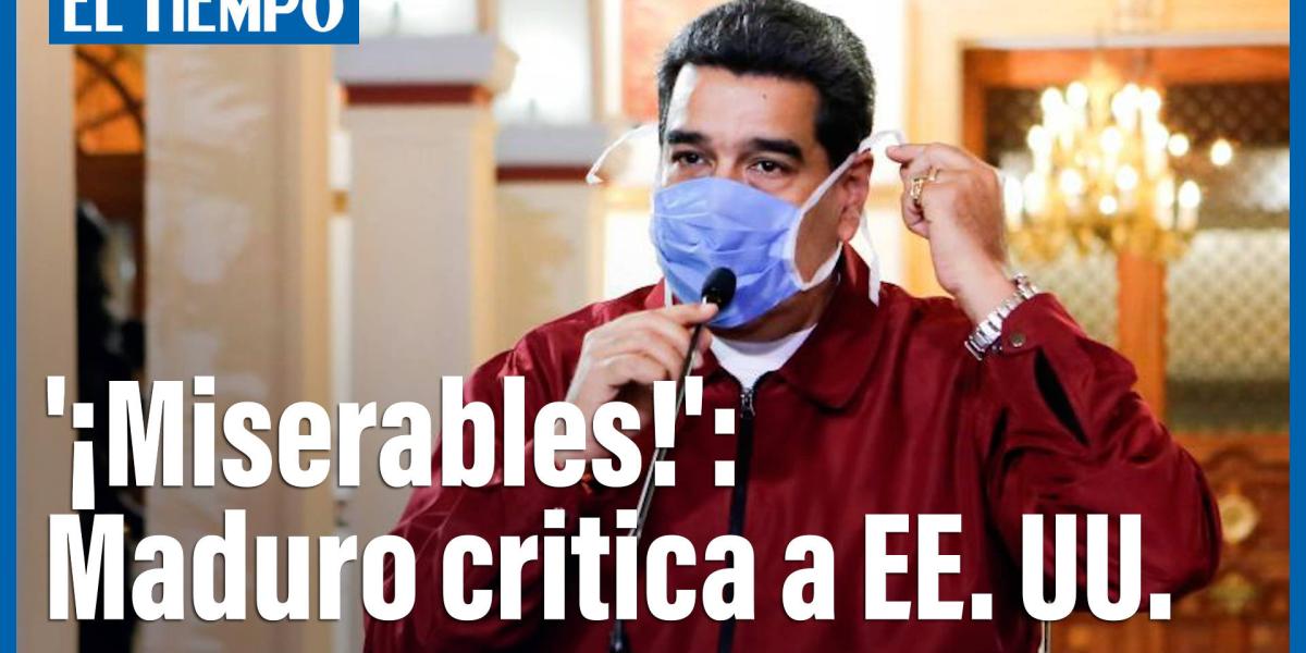 Maduro critica a EEUU por excluir a Venezuela de donación de vacunas