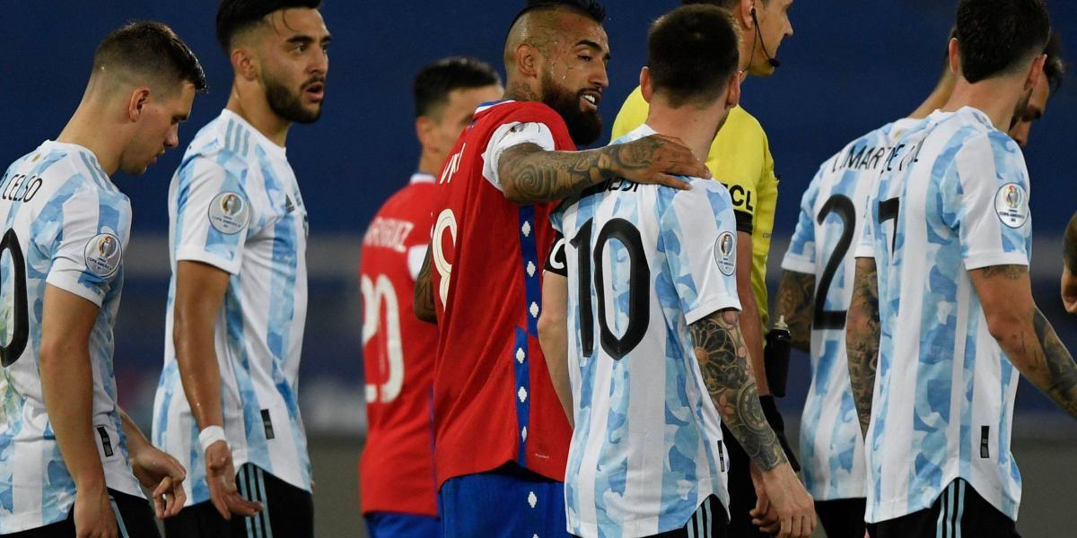Selección Argentina contra Chile.