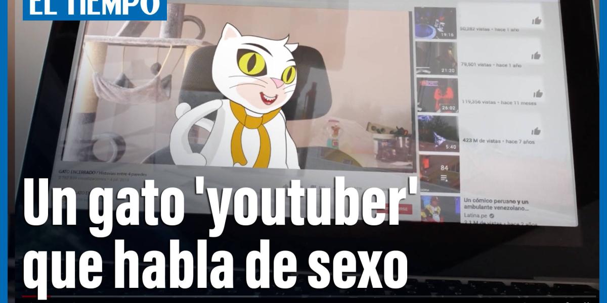 Un gato 'youtuber' que pregunta sin tapujos sobre sexo