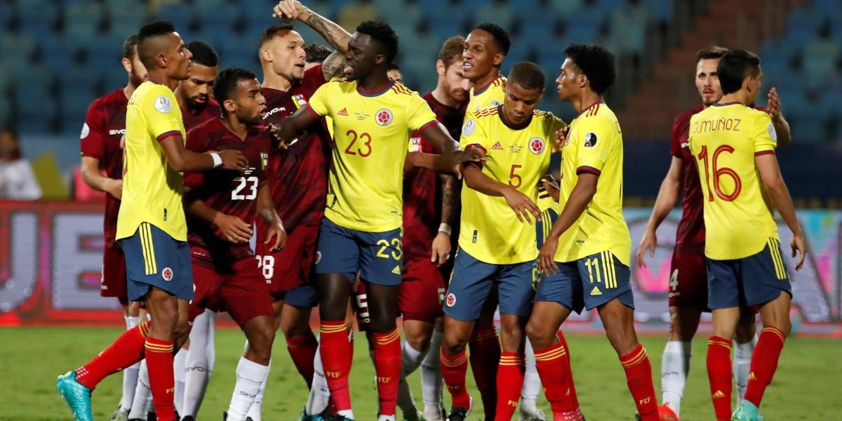 Selección Colombia empató con Venezuela.