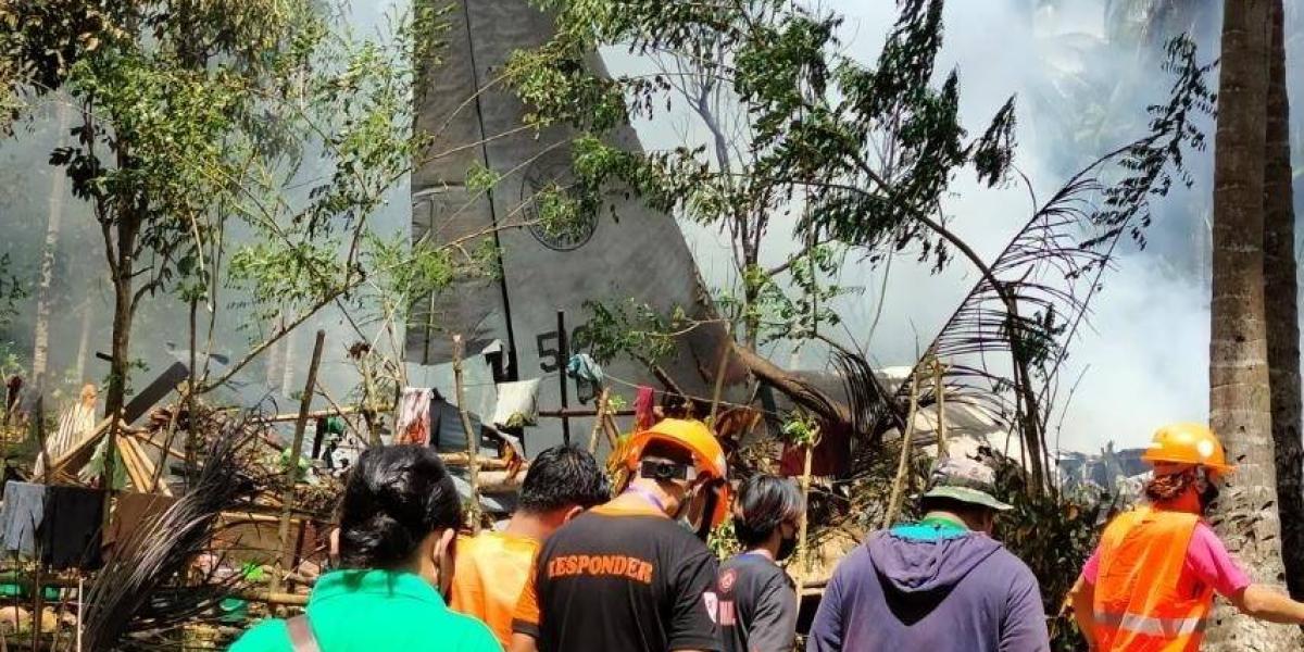 El accidente aéreo en Filipinas dejó al menos 45 fallecidos.