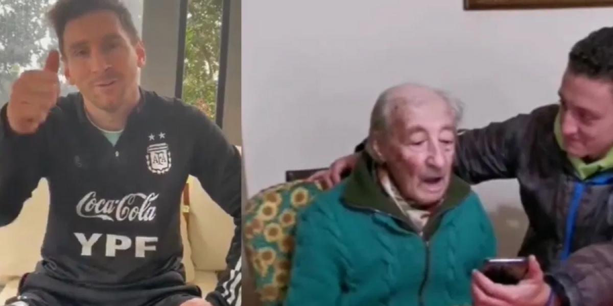 Un hombre argentino, de 100 años, ha sido catalogado como el fan número uno de este deportista.