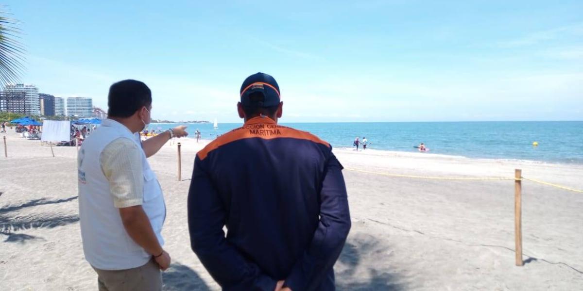 Cotelco Santa Marta y Dimar evalúan playas