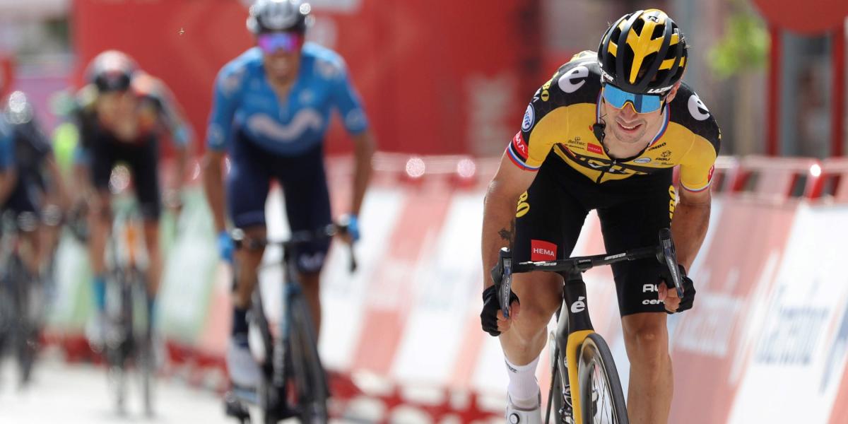 Primoz Roglic gana la etapa 11 de la Vuelta a España.