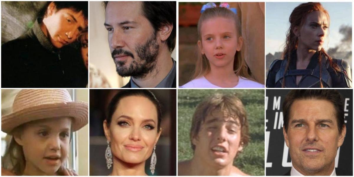 Keanu Reeves, Scarlett Johansson, Angelina Jolie y Tom Cruise lucían distintos.