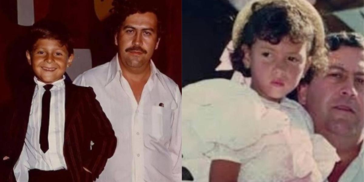 Los hijos de Escobar tenían 16 y 9 años cuando el narcotraficante fue abatido.