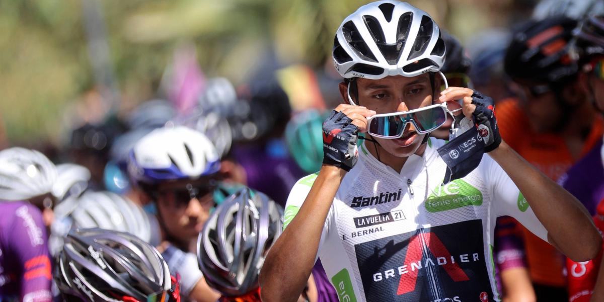 Egan Bernal, ciclista colombiano.