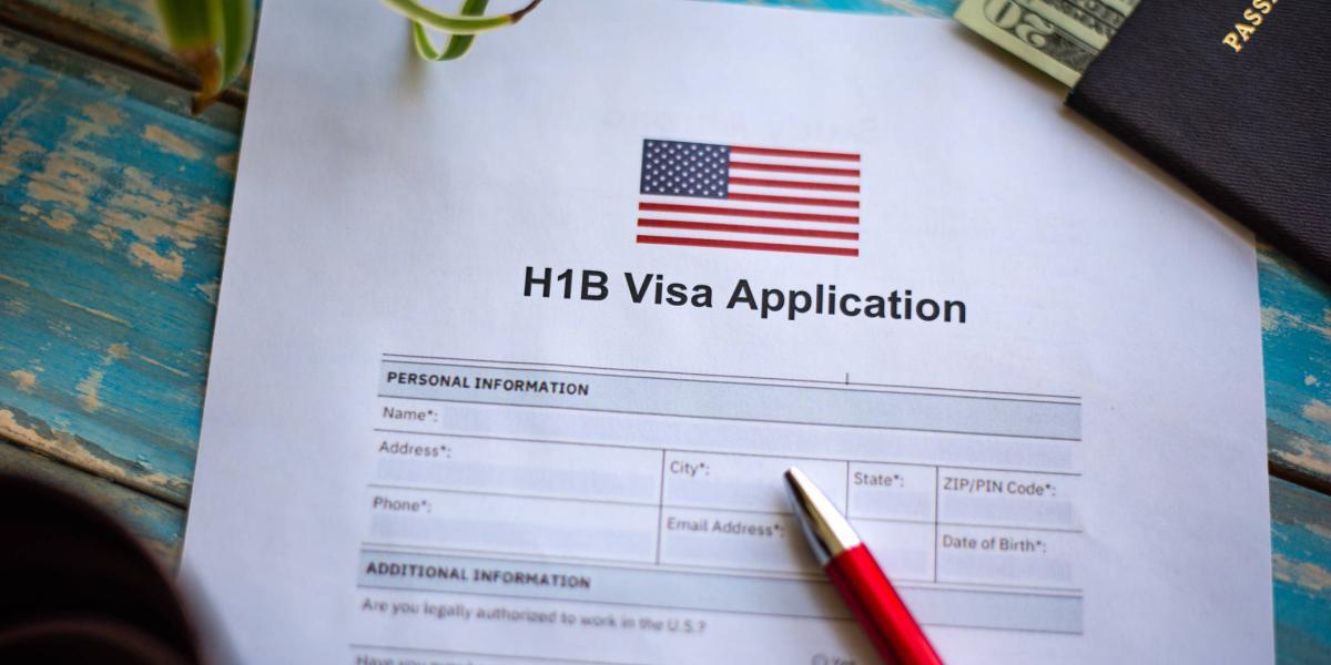 Formulario de aplicación para la visa.